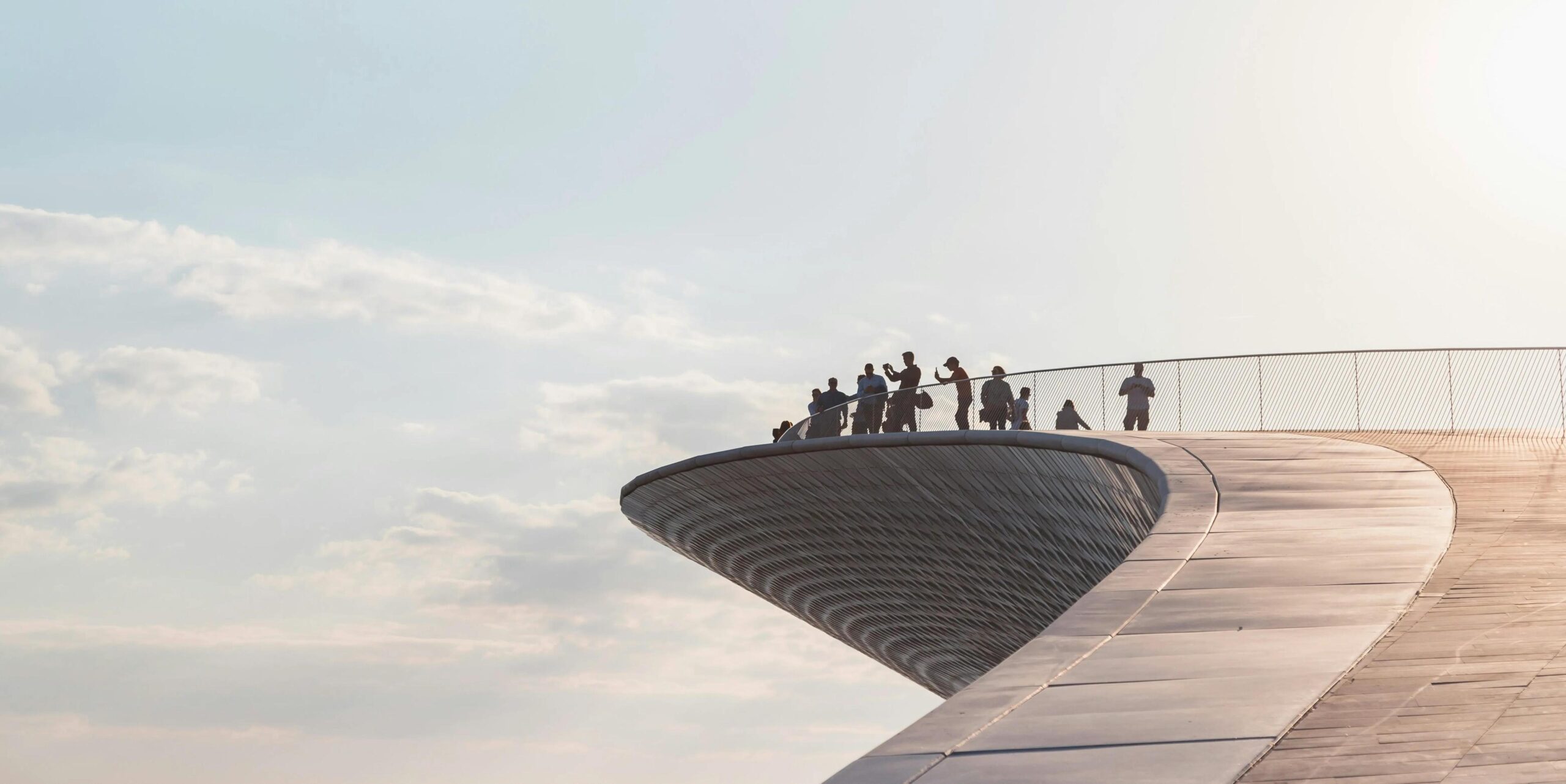 MAAT rooftop in Lisbon for the NAVA connected architecture experience
