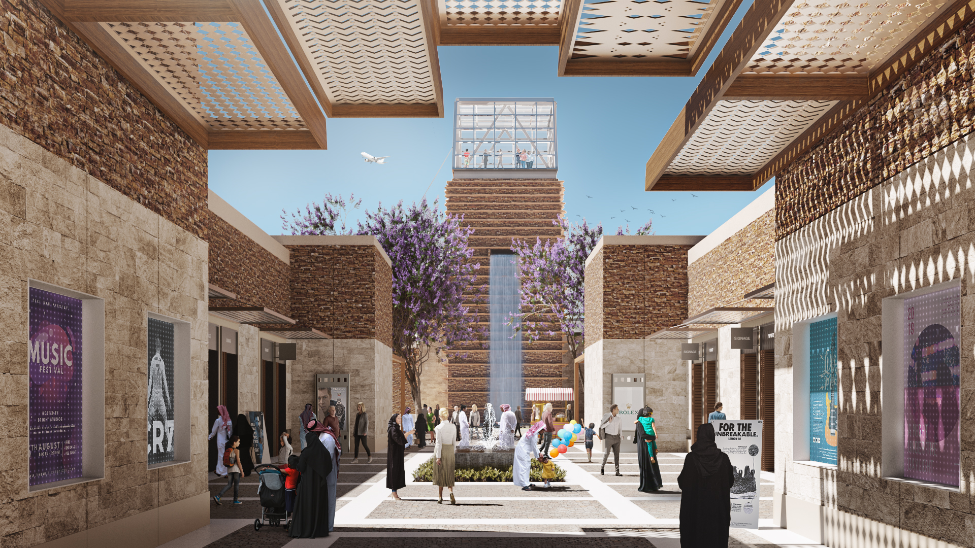 SEVEN Abha main plaza, entertainment destination and public experience